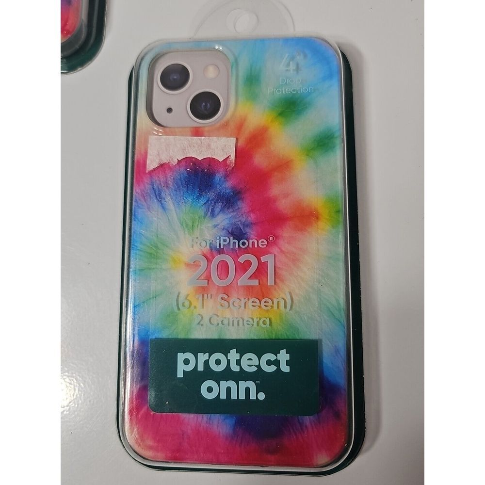 onn. iPhone 13 Phone Case Durable Gel Cellphone Protector 2021 6.1"‎ 2 Camera